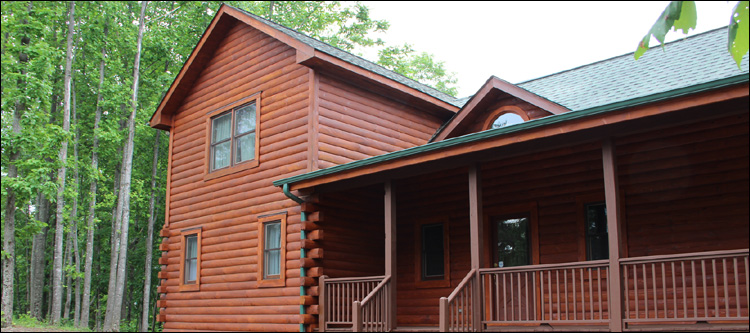 Log Home Staining in Richmond, Ohio
