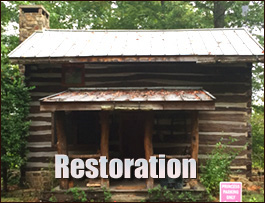 Historic Log Cabin Restoration  Steubenville, Ohio